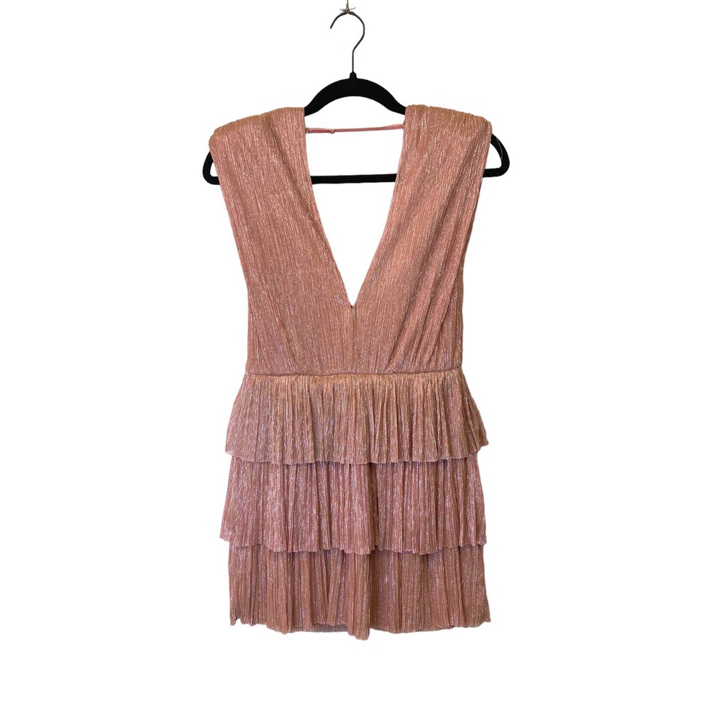 Sabina Musáyev Skylar Mini Dress Pink Lemonade Size M - Picture 4 of 13